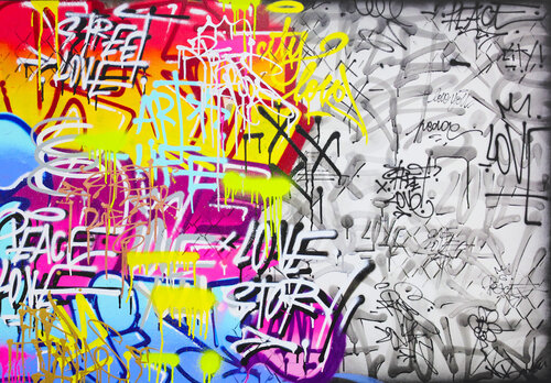 CLASH OF COLORS van Vincent Bardou, Schilderij te koop op Singulart