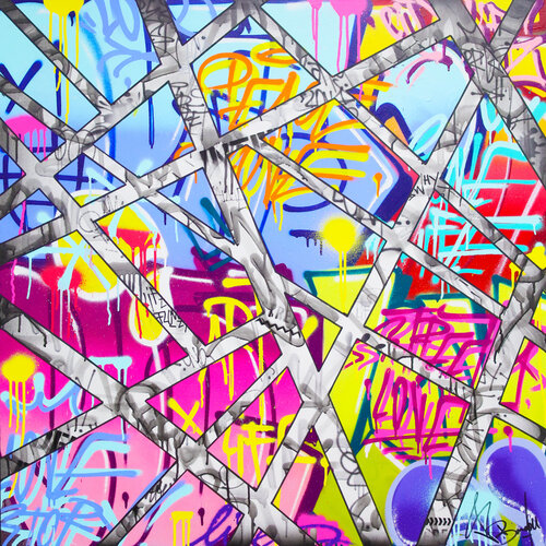 GRAFFITI BURST by Vincent Bardou, 油畫 for Sale on Singulart