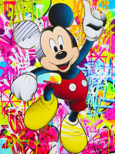 MICKEY MOUSE PAINTING di Vincent Bardou, Pittura in vendita su Singulart