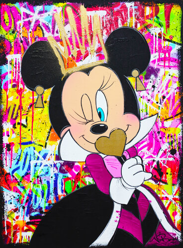 PRINCESS MINNIE MOUSE di Vincent Bardou, Pittura in vendita su Singulart