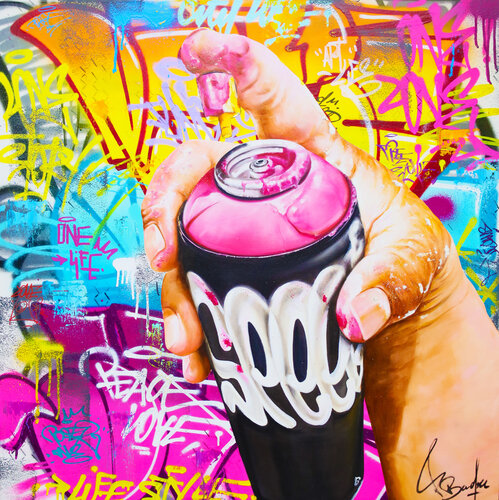 THE ART OF RESISTANCE van Vincent Bardou, Schilderij te koop op Singulart