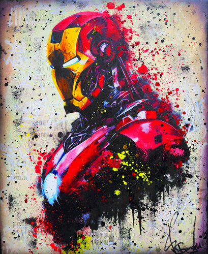 IRON MAN ART van Vincent Bardou, Schilderij te koop op Singulart