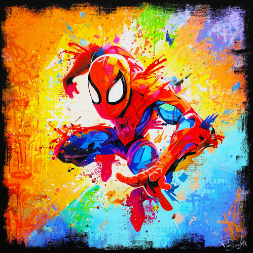 SPIDER-MAN STREET di Vincent Bardou, Pittura in vendita su Singulart