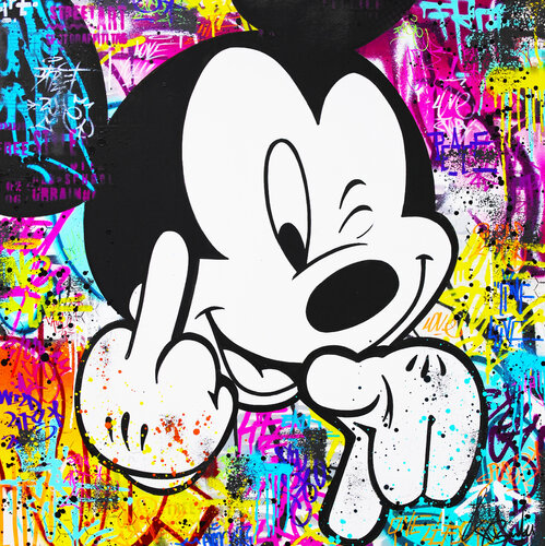MICKEY MOUSE GRAFFITI LIFE di Vincent Bardou, Pittura in vendita su Singulart