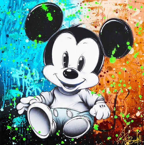 BABY MICKEY MOUSE van Vincent Bardou, Schilderij te koop op Singulart