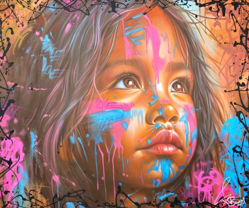 Native American Dreams van Vincent Bardou, Schilderij te koop op Singulart