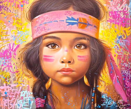 Queen Of Street Art van Vincent Bardou, Schilderij te koop op Singulart