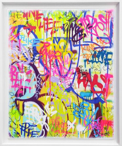 White Street Art by Vincent Bardou, 회화 for Sale on Singulart