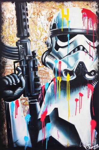 Stormtrooper Pop von Vincent Bardou, Malerei kaufen auf Singulart
