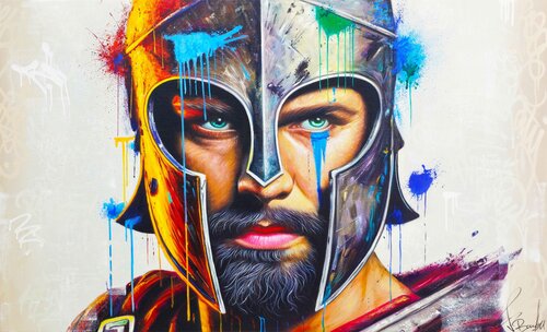 L’Œil du Gladiateur van Vincent Bardou, Schilderij te koop op Singulart