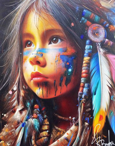 Indien D'Amérique di Vincent Bardou, Pittura in vendita su Singulart