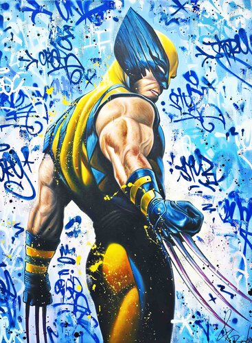 Wolverine Art by Vincent Bardou, 회화 for Sale on Singulart