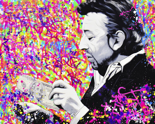 SERGE GAINSBOURG van Vincent Bardou, Schilderij te koop op Singulart