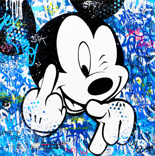 MICKEY LOVE YOU van Vincent Bardou, Schilderij te koop op Singulart