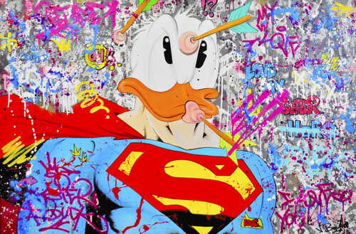 SUPER DUCK van Vincent Bardou, Schilderij te koop op Singulart