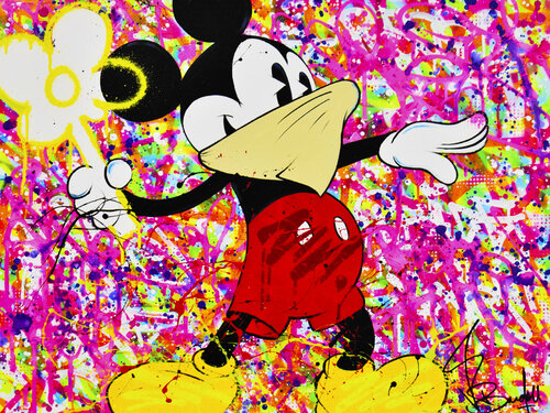 MICKEY BANKSY di Vincent Bardou, Pittura in vendita su Singulart