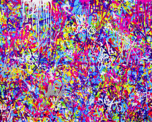 STREET ANARCHY di Vincent Bardou, Pittura in vendita su Singulart