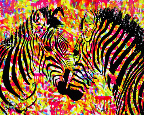 ZEBRA'ART di Vincent Bardou, Pittura in vendita su Singulart