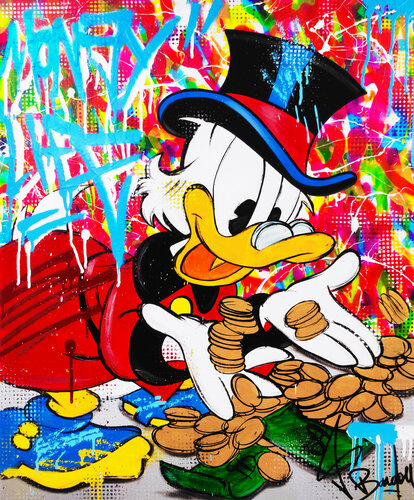 MONEY LIFE di Vincent Bardou, Pittura in vendita su Singulart