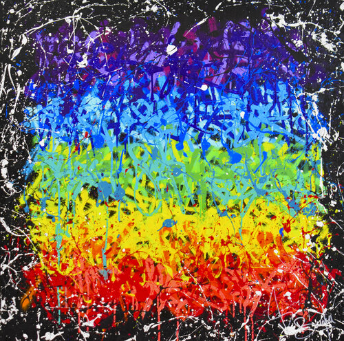 COLOR IS LIFE di Vincent Bardou, Pittura in vendita su Singulart