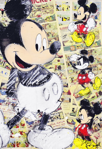 MICKEY VIBES by Vincent Bardou, 회화 for Sale on Singulart