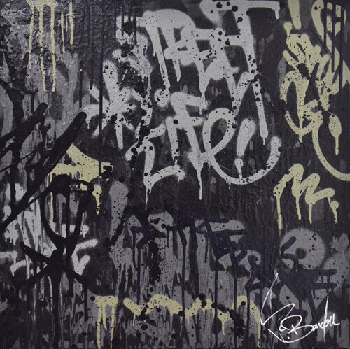 BLACK STYLE van Vincent Bardou, Schilderij te koop op Singulart