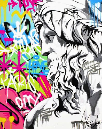 URBAN ZEUS van Vincent Bardou, Schilderij te koop op Singulart