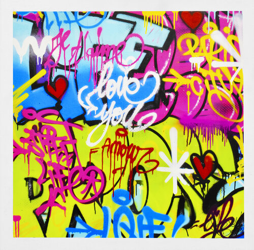 STREET IS LOVE van Vincent Bardou, Schilderij te koop op Singulart