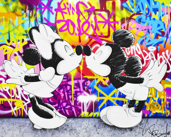MINNIE AND MICKEY KISSES Vincent Bardou