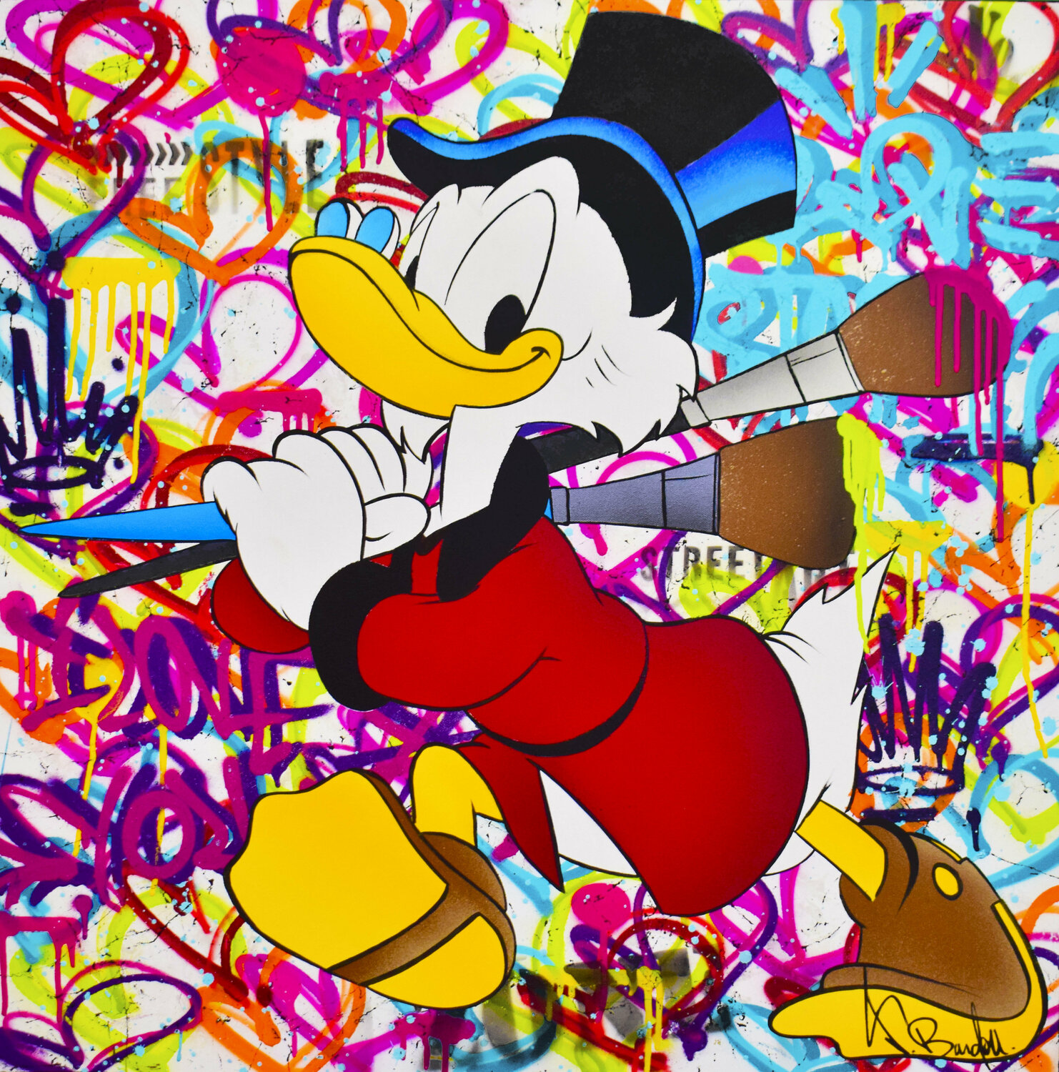 UNCLE SCROOGE PAINTER Vincent Bardou
