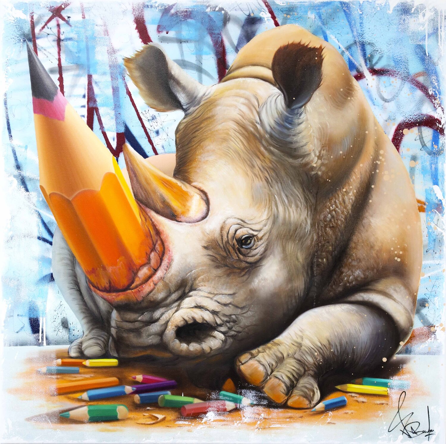 Rhinocéros Urbain Vincent Bardou