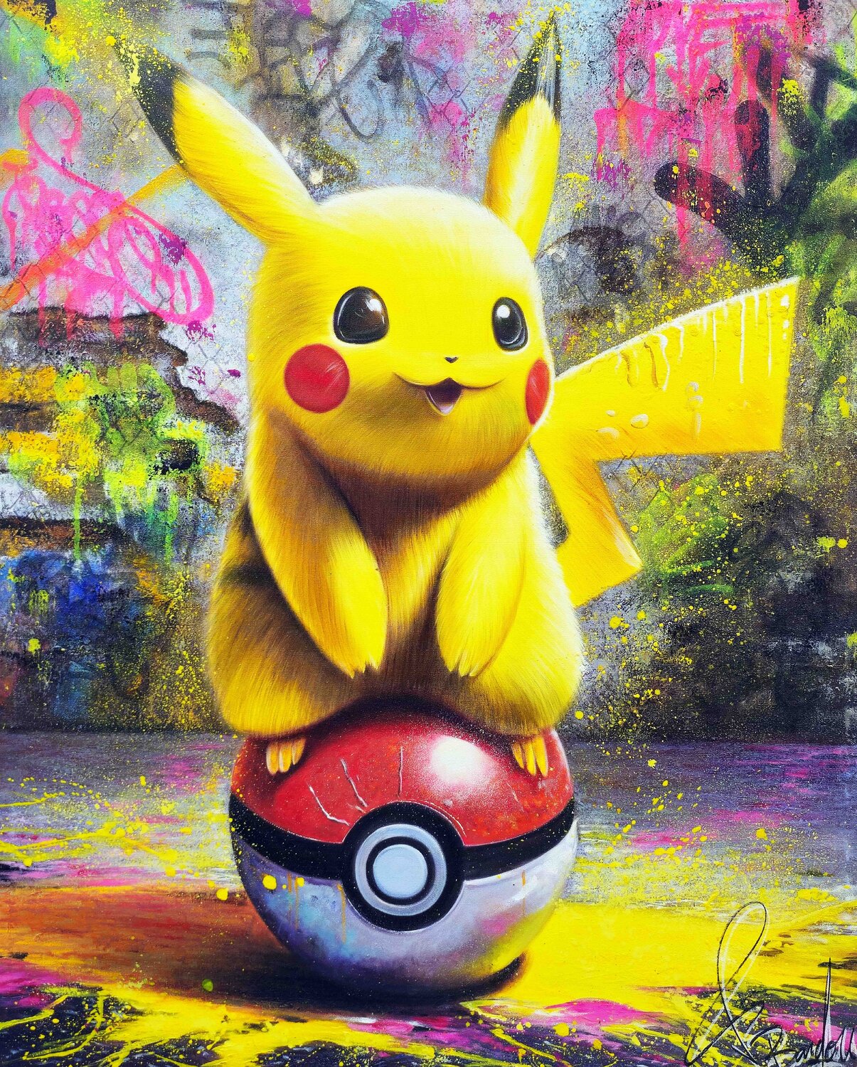 Pikachu et sa Pokeball Vincent Bardou