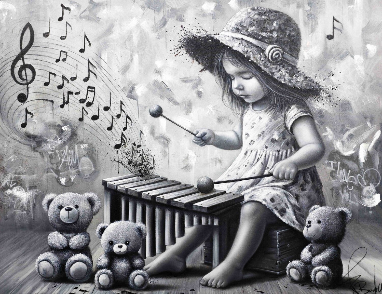 La Petite Fille Au Xylophone Vincent Bardou