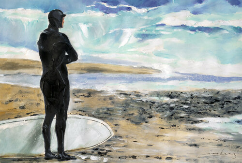 A Surfer's Wait Soo Beng Lim