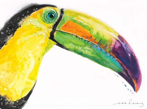 Exotic Bill by Soo Beng Lim, Drawing for Sale on Singulart