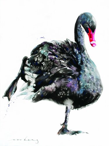 Swan Ballet (SOLD) par Soo Beng Lim, Dessin en vente sur Singulart