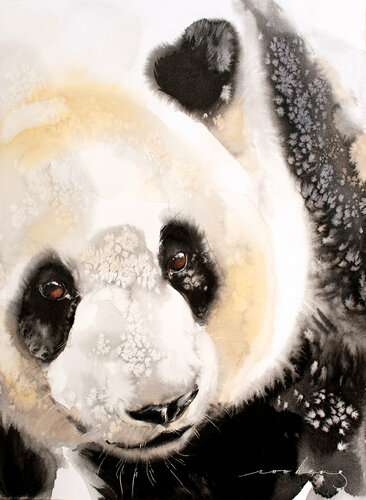 Panda Trail2 (SOLD) par Soo Beng Lim, Dessin en vente sur Singulart