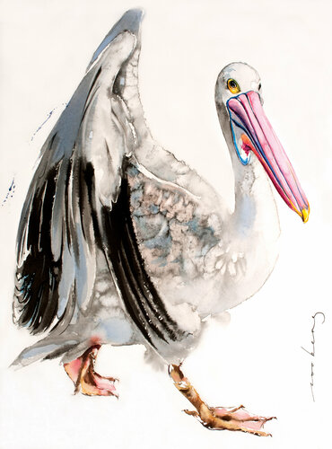 Pelican Diva by Soo Beng Lim, Drawing for Sale on Singulart