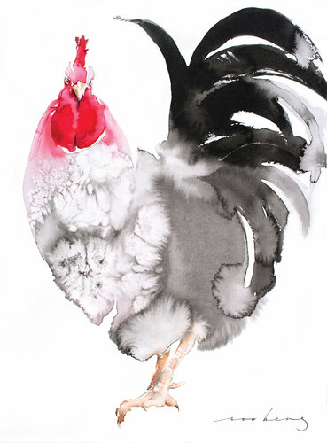 Rooster Charm by Soo Beng Lim, Drawing for Sale on Singulart
