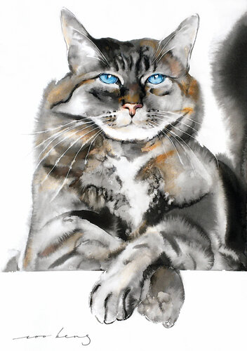 Smug Puss par Soo Beng Lim, Dessin en vente sur Singulart