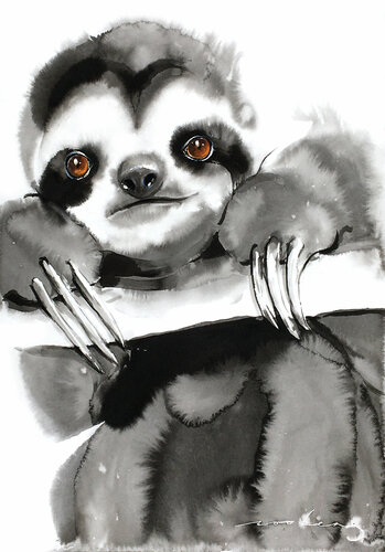 Baby Sloth (SOLD) van Soo Beng Lim, Tekening te koop op Singulart