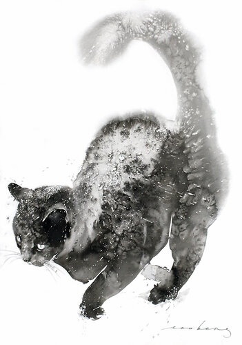 Snowy Wander von Soo Beng Lim, Zeichnungen kaufen auf Singulart