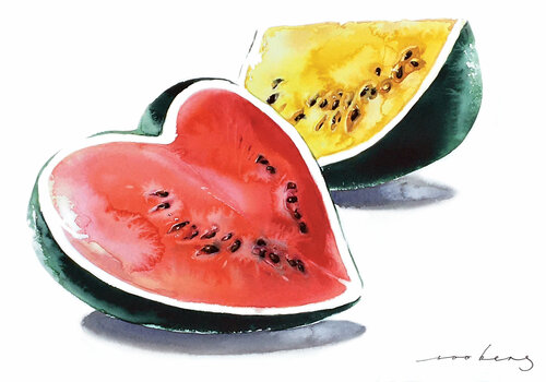 Melon Glow von Soo Beng Lim, Zeichnungen kaufen auf Singulart