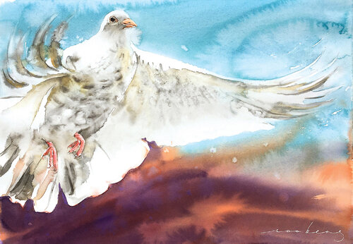 Celestial Dove de Soo Beng Lim, Dibujo a la venta en Singulart