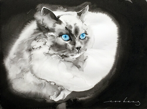 Cat Cave by Soo Beng Lim, Drawing for Sale on Singulart