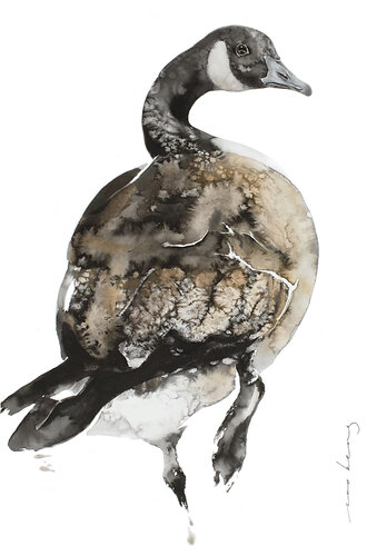 Waddling Goose by Soo Beng Lim, Drawing for Sale on Singulart