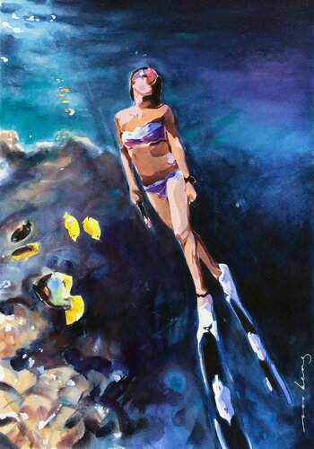 Underwater Sanctuary di Soo Beng Lim, Opera su carta in vendita su Singulart