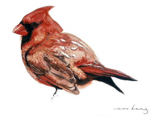 Song Bird (SOLD) par Soo Beng Lim, Dessin en vente sur Singulart