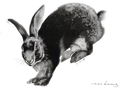 Rabbit Returns (SOLD) par Soo Beng Lim, Dessin en vente sur Singulart