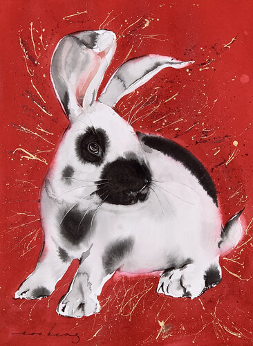 Rabbit Twinkle par Soo Beng Lim, Dessin en vente sur Singulart